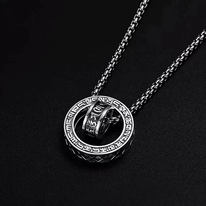 925 Sterling Silver Chain Necklace Men - 925 스털링 실버 목걸이 펜던트 빈티지