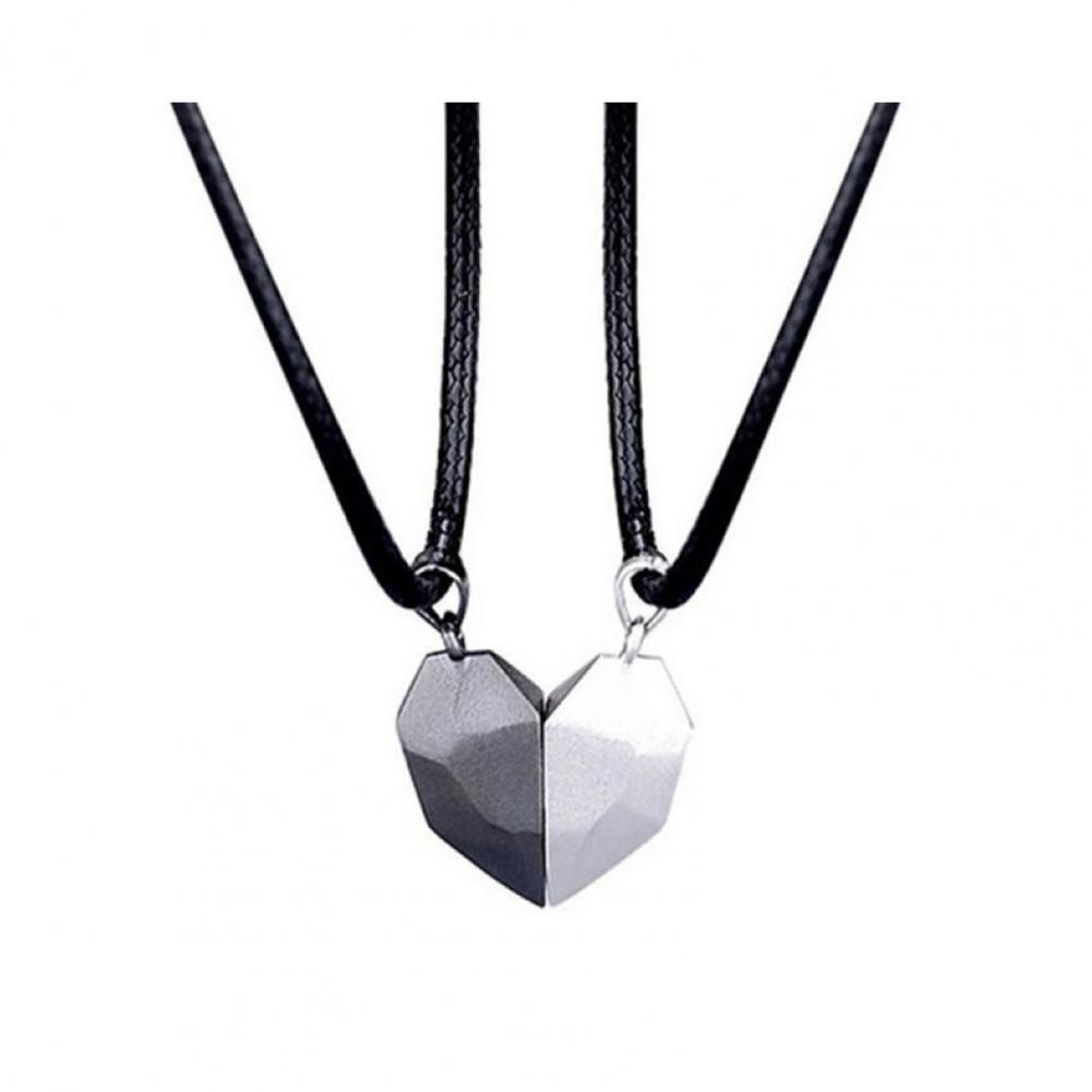 Magnetic Couple Matching Necklaces - 하트 펜던트 목걸이 커플 매칭 목걸이