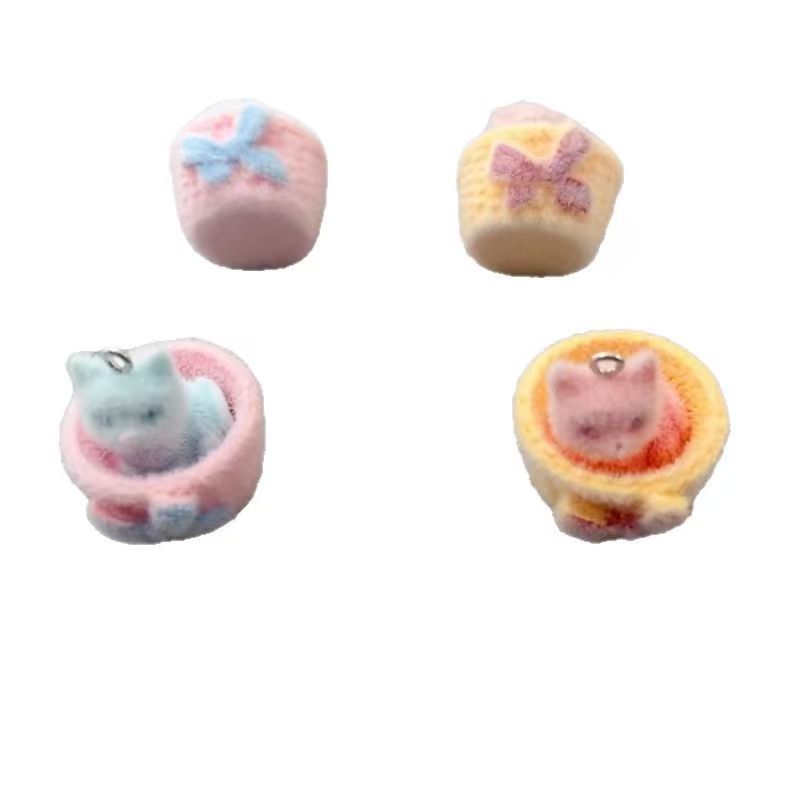 4개입 3D 플러시 레진 고양이 펜던트, DIY 쥬얼리 - Earrings 리뷰 및 가격
