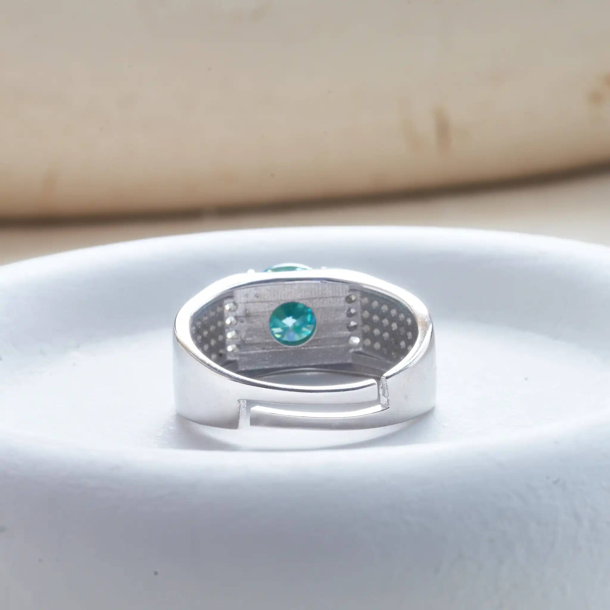 남성용 천연 블루 컬러 모이사나이트 반지, 100% 9 - Moissanite Engagement Ring 1 Carat 리뷰 및 가격