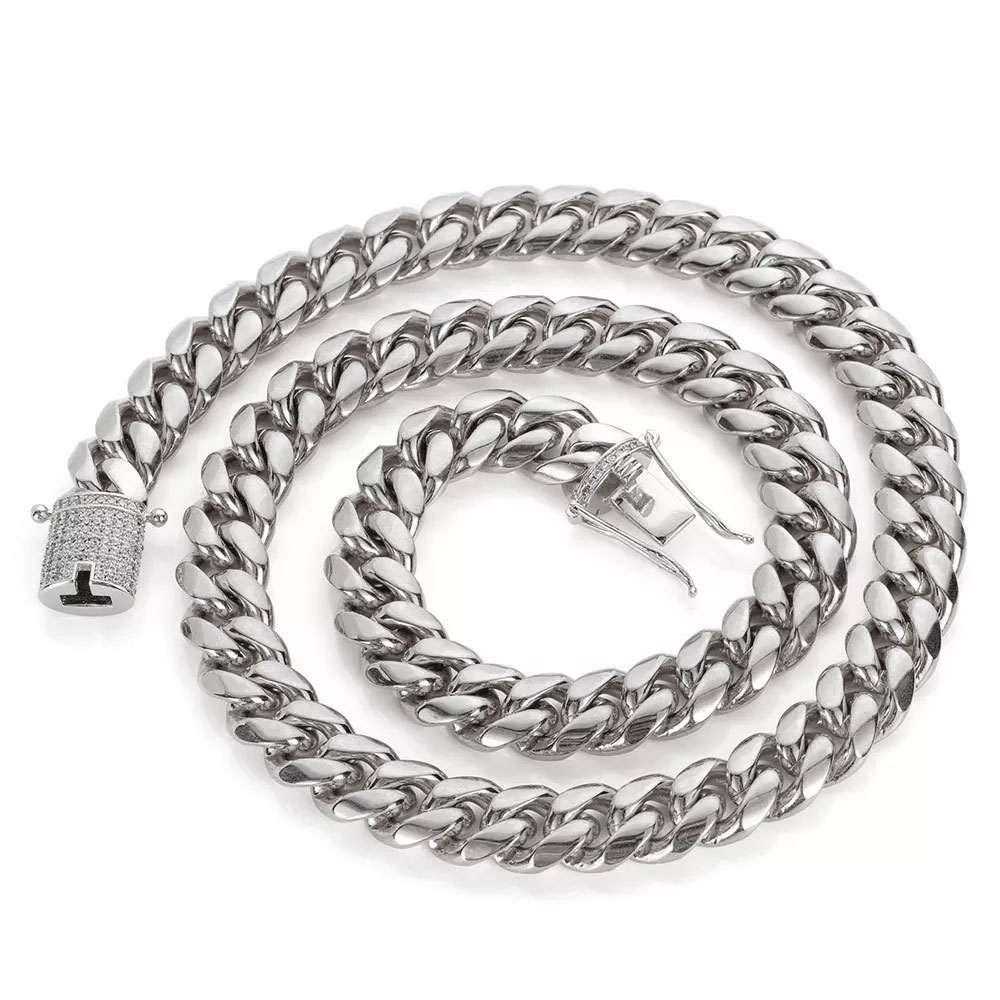 6-12mm 힙합 쿠반 체인 아이스드 클래스프 스테인리 - Cuban Link Chain 12Mm 리뷰 및 가격