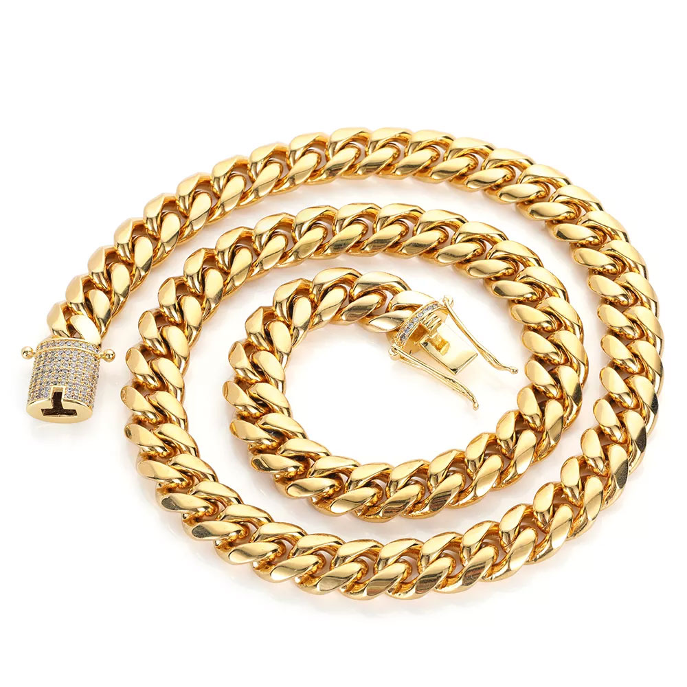 6-12mm 힙합 쿠반 체인 아이스드 클래스프 스테인리 - Cuban Link Chain 12Mm 리뷰 및 가격