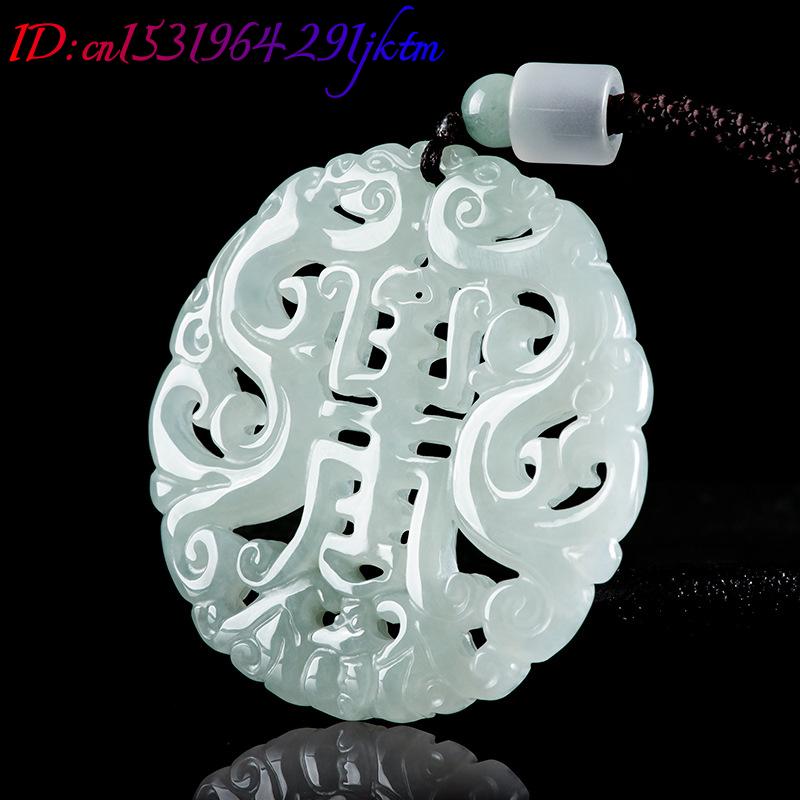 버마산 경옥 드래곤 펜던트 목걸이 여성용 빈티지 선물  - Necklaces 리뷰 및 가격
