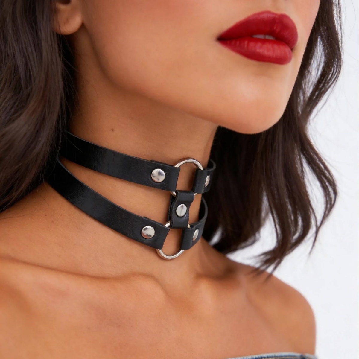패션 PU 가죽 스파이크 초커 펑크 칼라 여성 남성 리 - Goth Punk Spike Choker 리뷰 및 가격