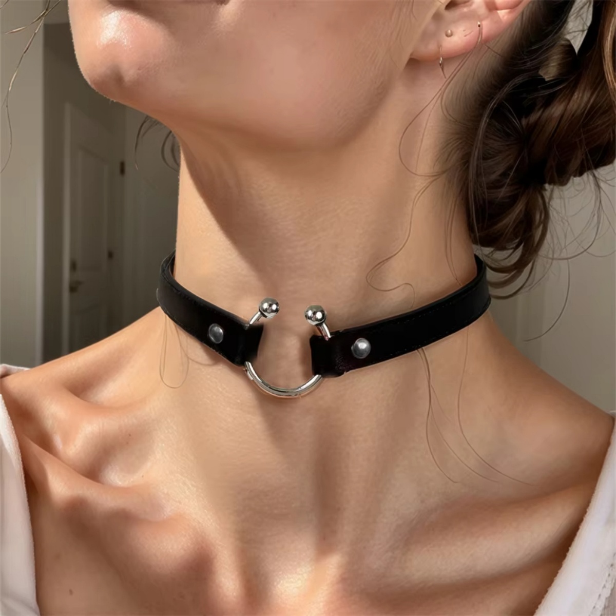 패션 PU 가죽 스파이크 초커 펑크 칼라 여성 남성 리 - Goth Punk Spike Choker 리뷰 및 가격