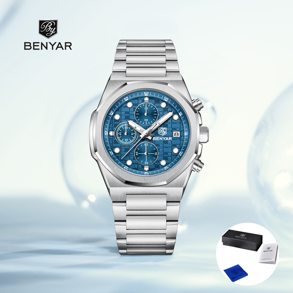 2025 신제품 베냐르 남성용 시계 최고급 쿼츠 손목시 - Watch Accessories 리뷰 및 가격