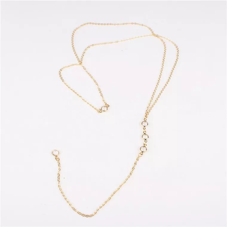 새로운 라인스톤 섹시 여성 백 체인 목걸이 비키니 비치 - Body Jewelry 리뷰 및 가격
