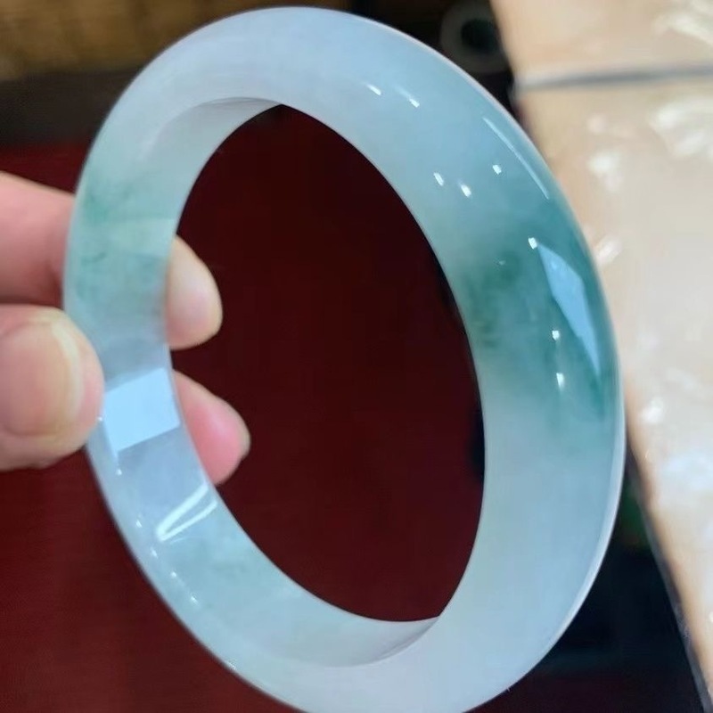 미얀마 비취 팔찌, 아이스 제이드 뱅글, 클래식 라운드 - Bracelets 리뷰 및 가격