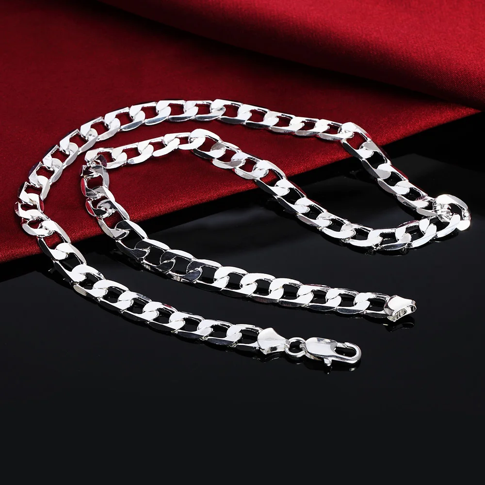 925 스털링 실버 골드 체인 목걸이, 클래식 빈티지  - 925 Sterling Silver Chain Necklace Men 리뷰 및 가격