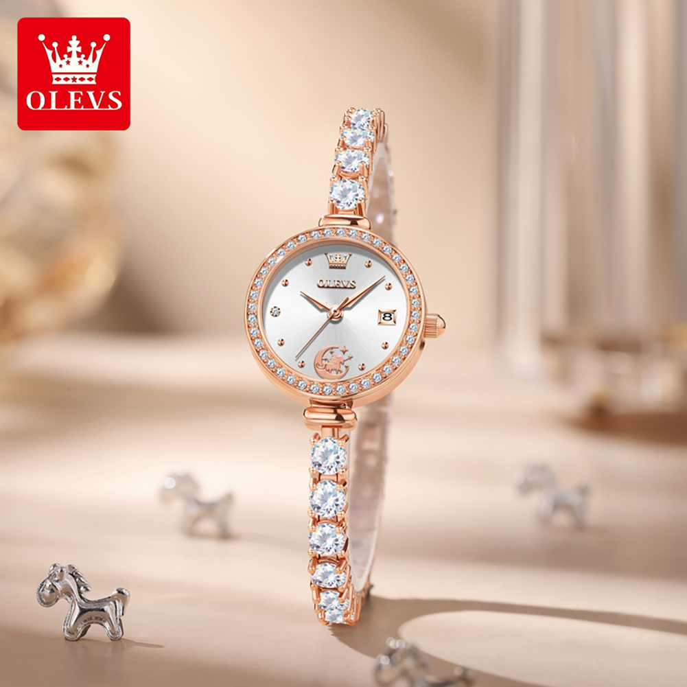 OLEVS 2998 브랜드 정품 여성용 시계 선물 세트 - Watch Accessories 리뷰 및 가격