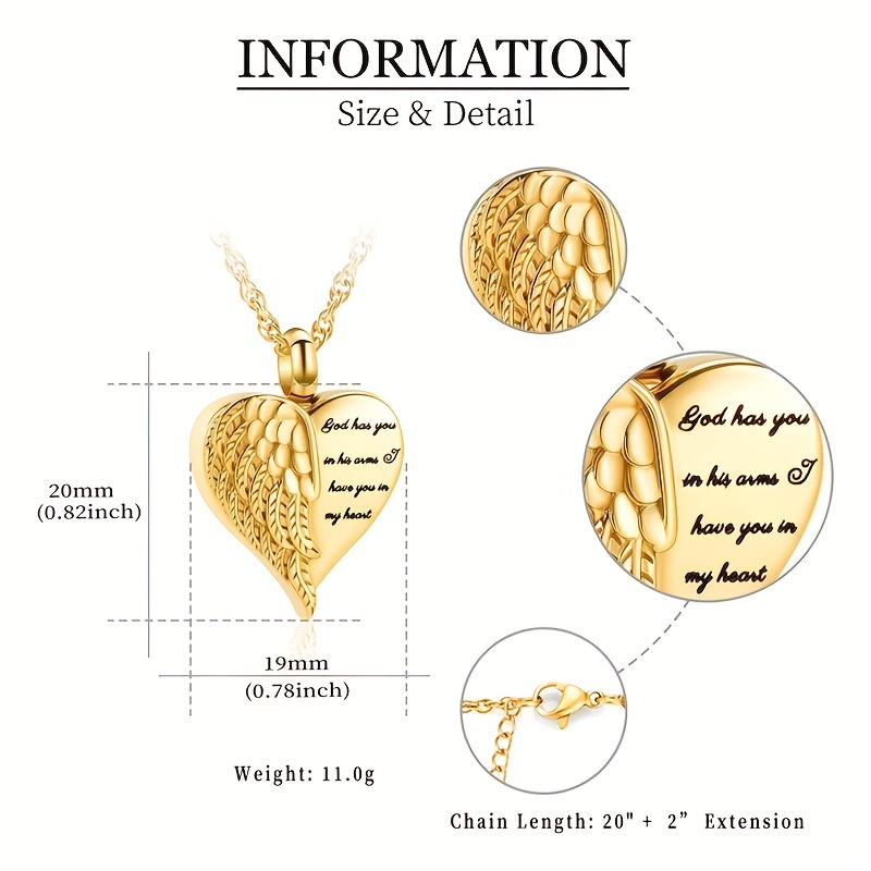 유골을위한 사랑의 심장 Urn 목걸이 기념관 화장 보석 - Heart Locket Necklace Photo 리뷰 및 가격