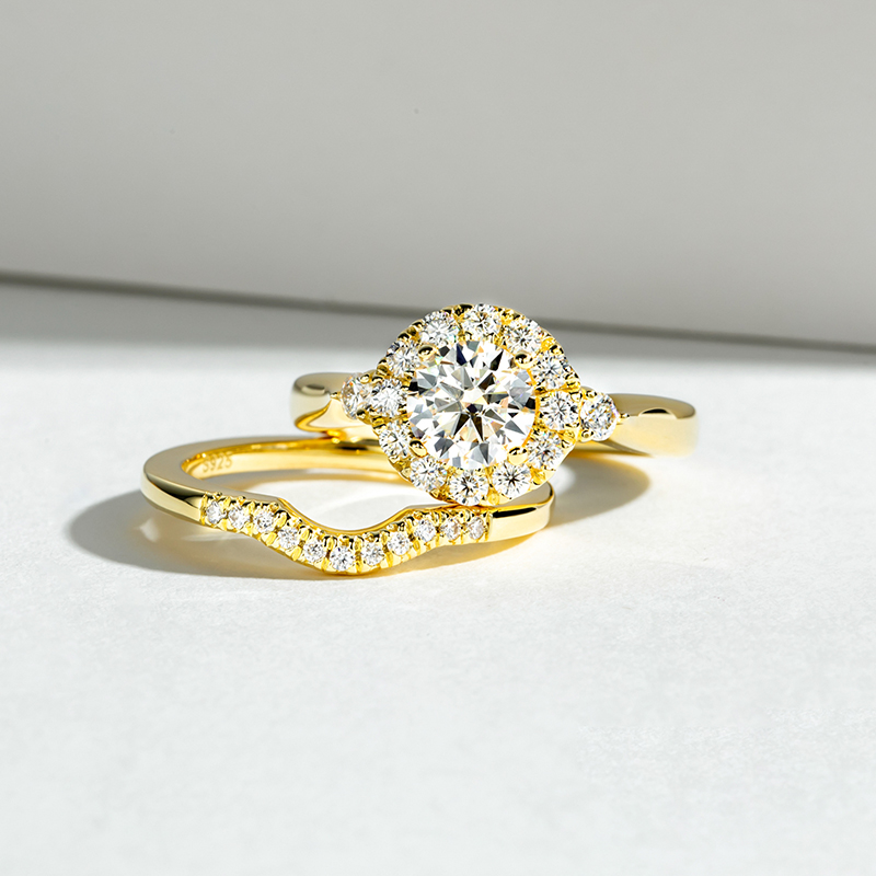 여성용 약혼 반지 세트, 925 스털링 실버, 1캐럿  - Moissanite Engagement Ring 1 Carat 리뷰 및 가격