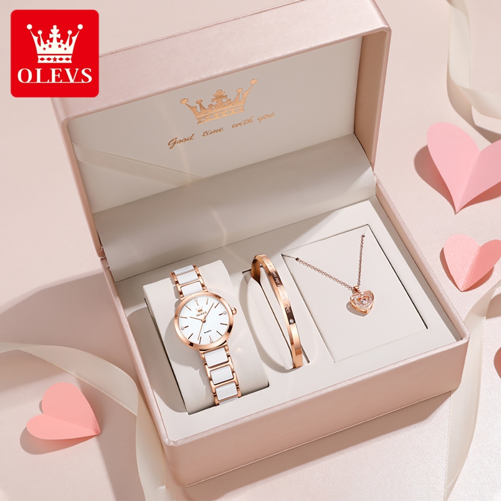 OLEVS 여성 시계 5877 고급스러운 우아한 쿼츠  - Watch Accessories 리뷰 및 가격