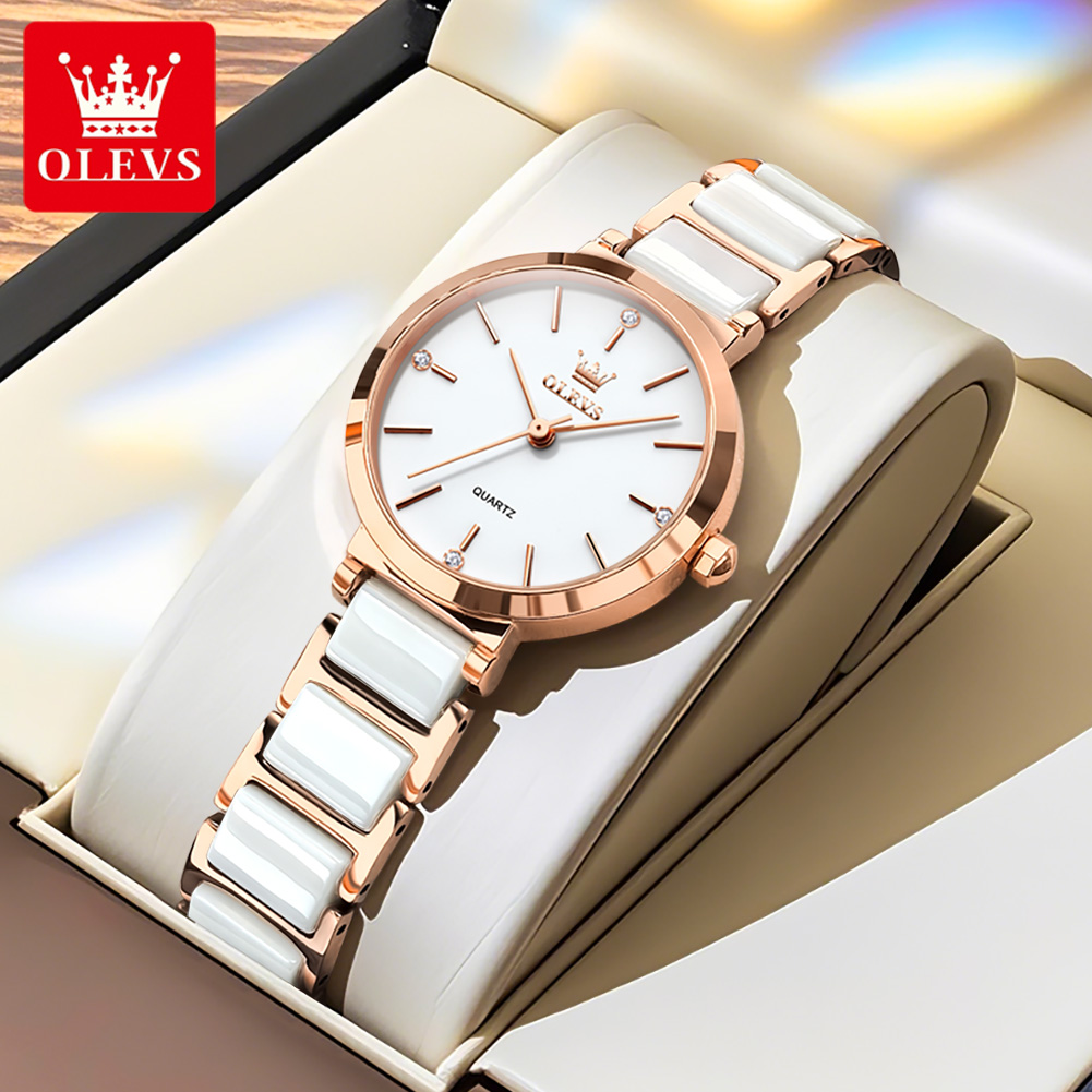 OLEVS 여성 시계 5877 고급스러운 우아한 쿼츠  - Watch Accessories 리뷰 및 가격