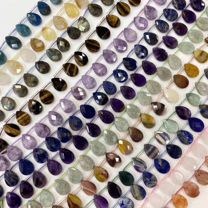 13x18mm 면처리된 눈물방울 모양 천연 크리스탈 아 - Crystal Pendant Necklace Natural Stone 리뷰 및 가격