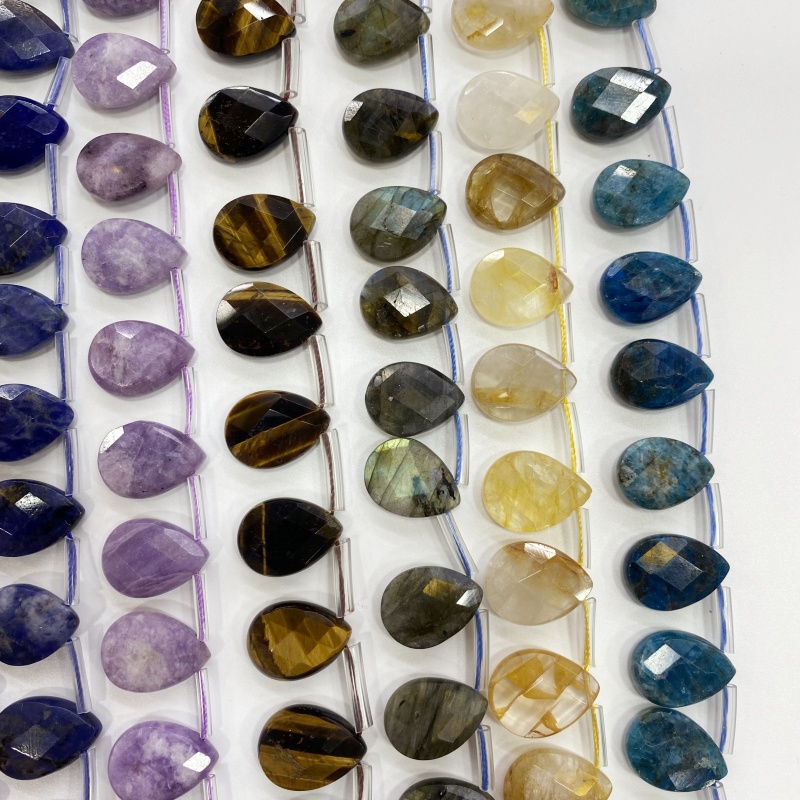 13x18mm 면처리된 눈물방울 모양 천연 크리스탈 아 - Crystal Pendant Necklace Natural Stone 리뷰 및 가격