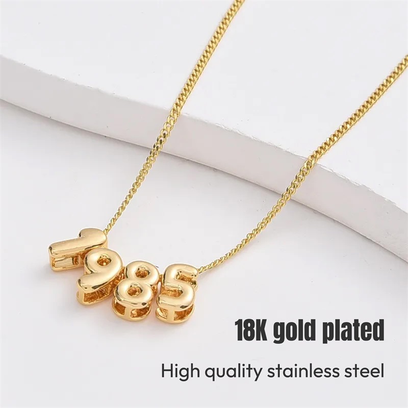 맞춤형 3D 버블 레터 목걸이, 커스텀 네임 목걸이 ( - Initial Letter Necklace 18K Gold 리뷰 및 가격