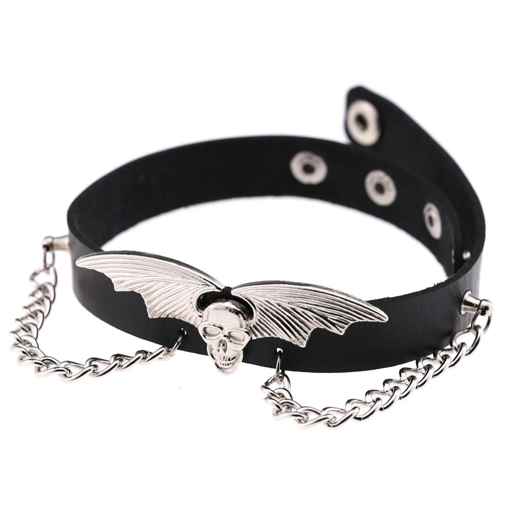 트렌디 펑크 스파이크 리벳 가죽 여성 초커 벨 펜타그램 - Goth Punk Spike Choker 리뷰 및 가격