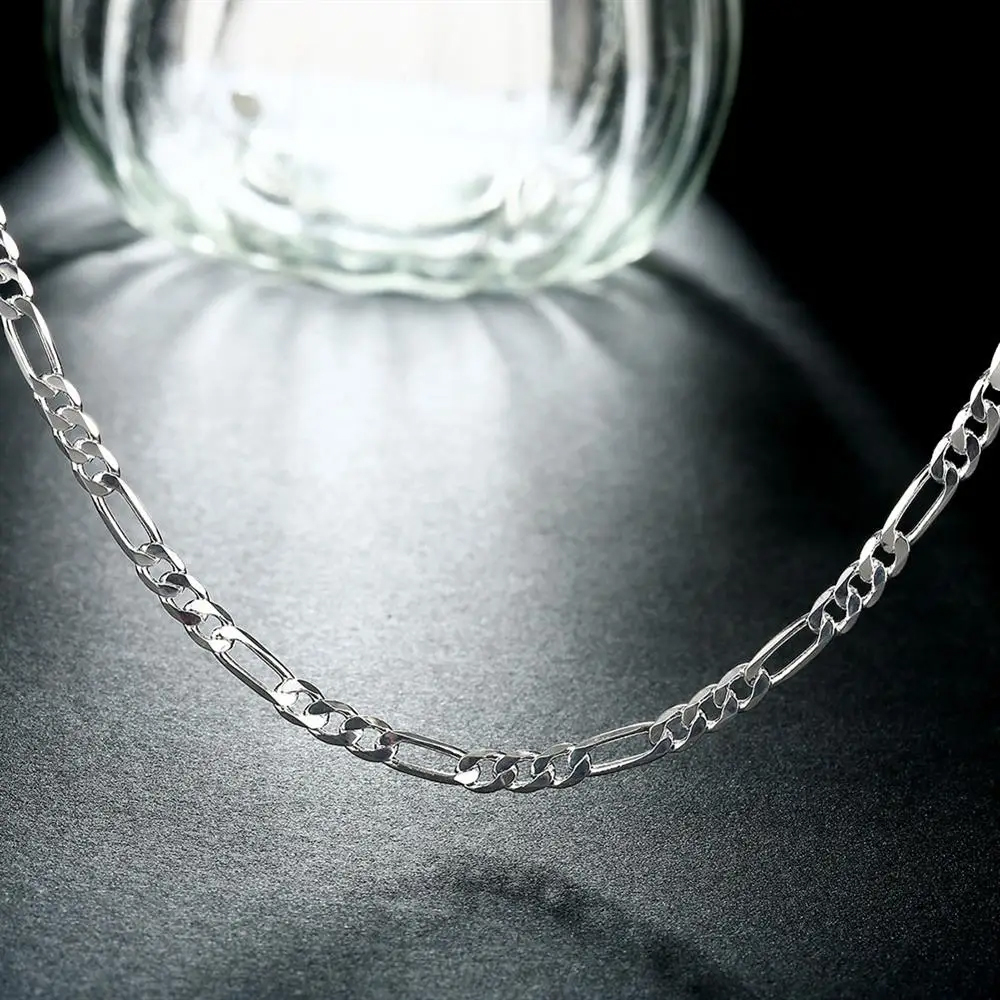 40-75cm 925 스털링 실버 16-30 인치 여성 - Cuban Link Chain 12Mm 리뷰 및 가격