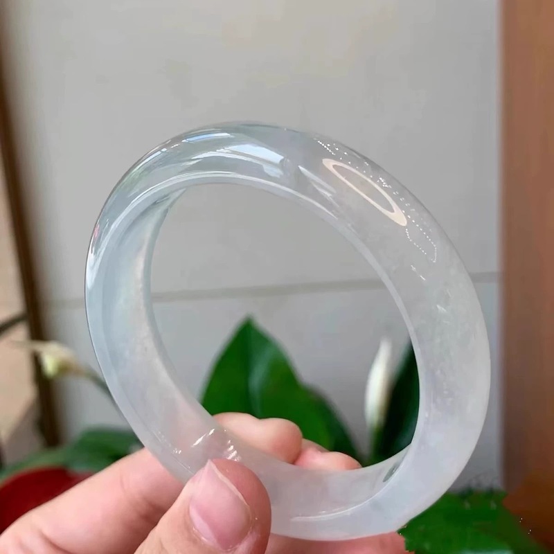 미얀마, 백월광 여성용 팔찌, 투명한 비취색 옥, 고귀 - Bracelets 리뷰 및 가격