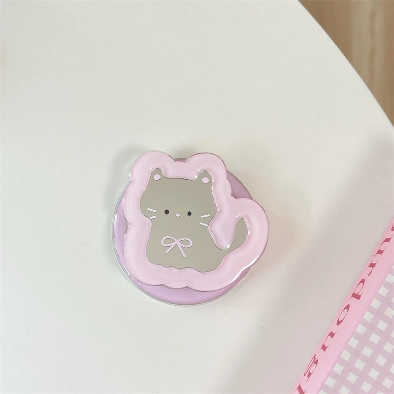 카툰 미러 텔레스코픽 폰 스탠드 카와이 인스 360 ° - Watch Accessories 리뷰 및 가격