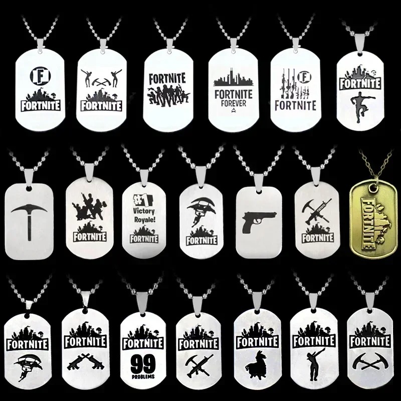 게임 포트나이트 애니메이션 목걸이 스테인리스 스틸 행택 - Anime Pendant Necklace 리뷰 및 가격