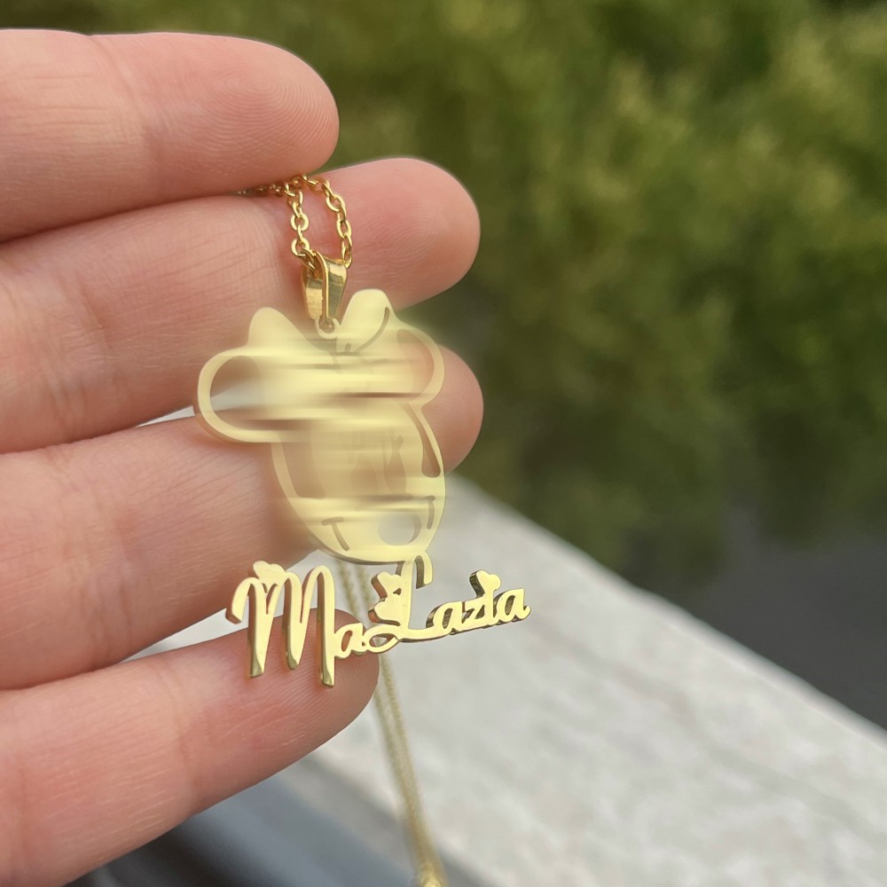 DUOYING 사용자 정의 캐릭터 쥬얼리 세트 맞춤형  - Custom Name Necklace Stainless Steel 리뷰 및 가격