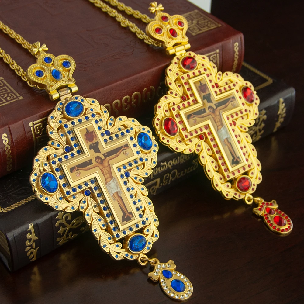 HTISOK 정교회 주교 십자가 펜던트 아연 합금 금도 - Cross Pendant Necklace Gold 리뷰 및 가격