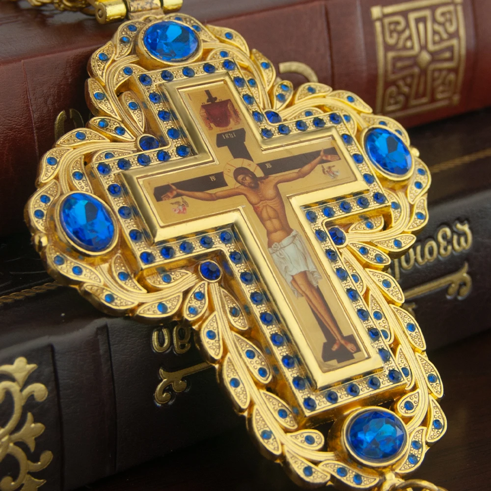 HTISOK 정교회 주교 십자가 펜던트 아연 합금 금도 - Cross Pendant Necklace Gold 리뷰 및 가격