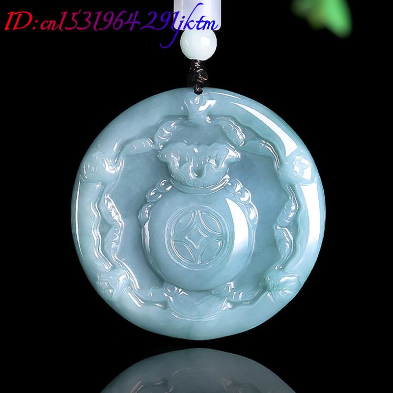 버마산 비취 재질의 부의 신 펜던트 목걸이 참 장식품  - Necklaces 리뷰 및 가격