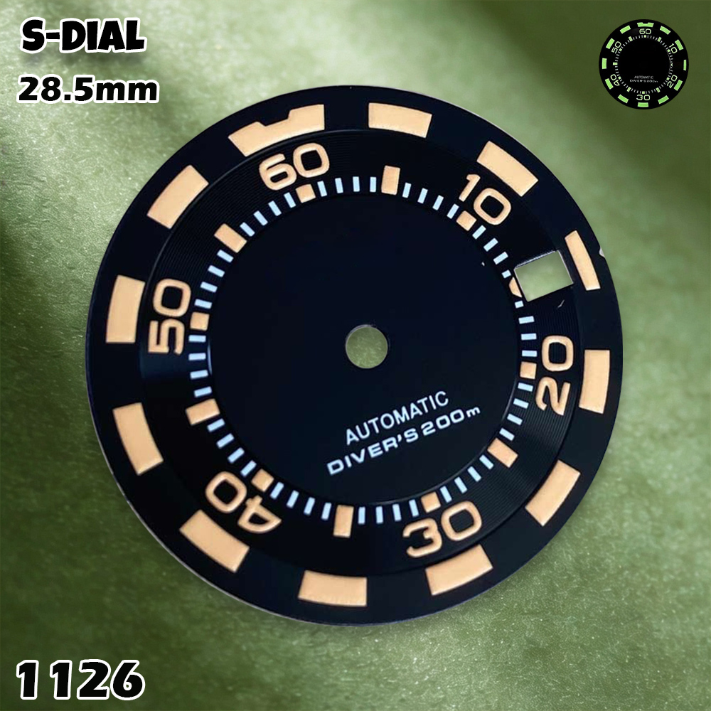 NH 28.5mm S 로고 새로운 다이버 다이얼 자동  - Watch Accessories 리뷰 및 가격