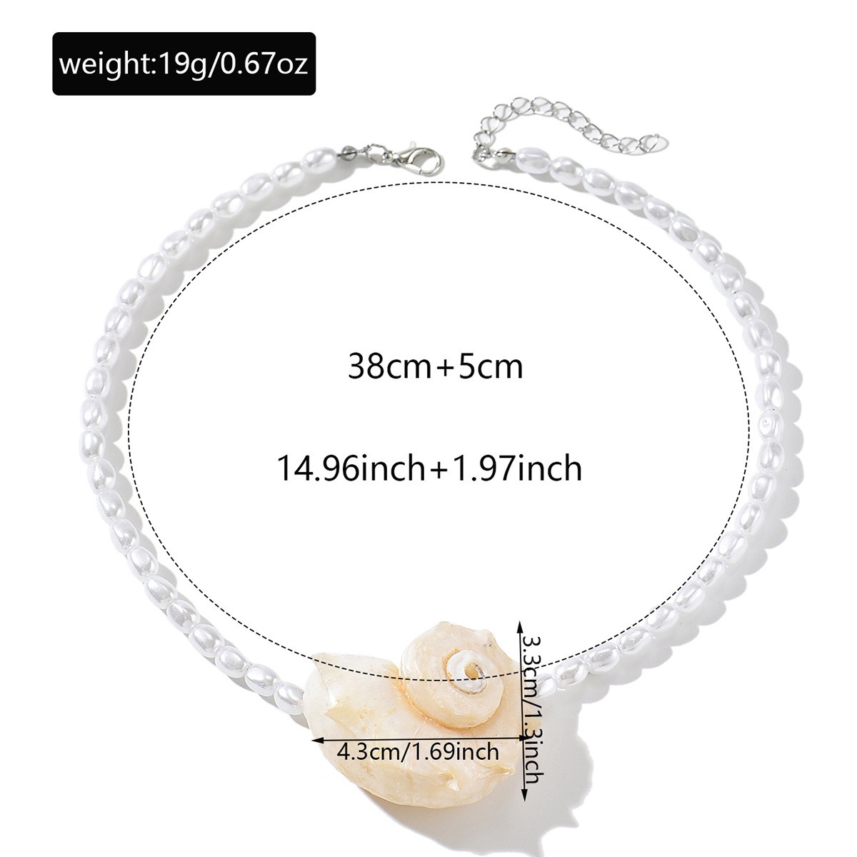 빈티지 보헤미안 천연 조개 펜던트 목걸이 여성용 소녀용 - Pearl Choker Necklace Vintage 리뷰 및 가격