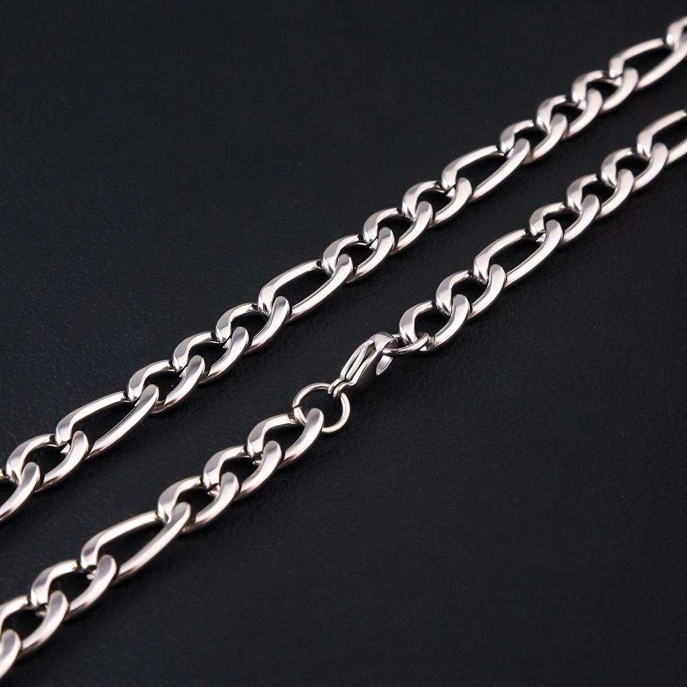 남성용 HNSP 316L 스테인레스 스틸 피가로 체인  - Cuban Link Chain 12Mm 리뷰 및 가격