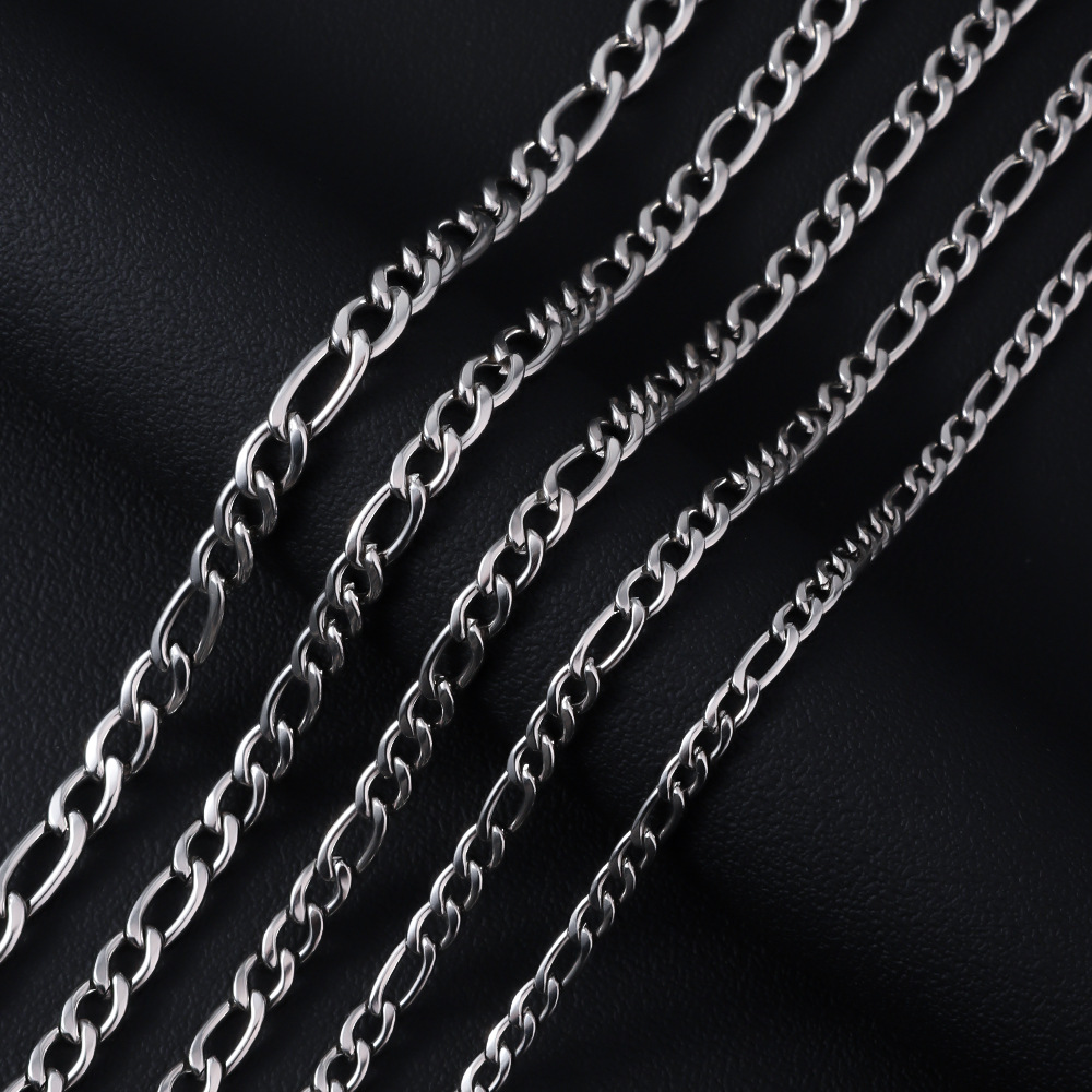 남성용 HNSP 316L 스테인레스 스틸 피가로 체인  - Cuban Link Chain 12Mm 리뷰 및 가격