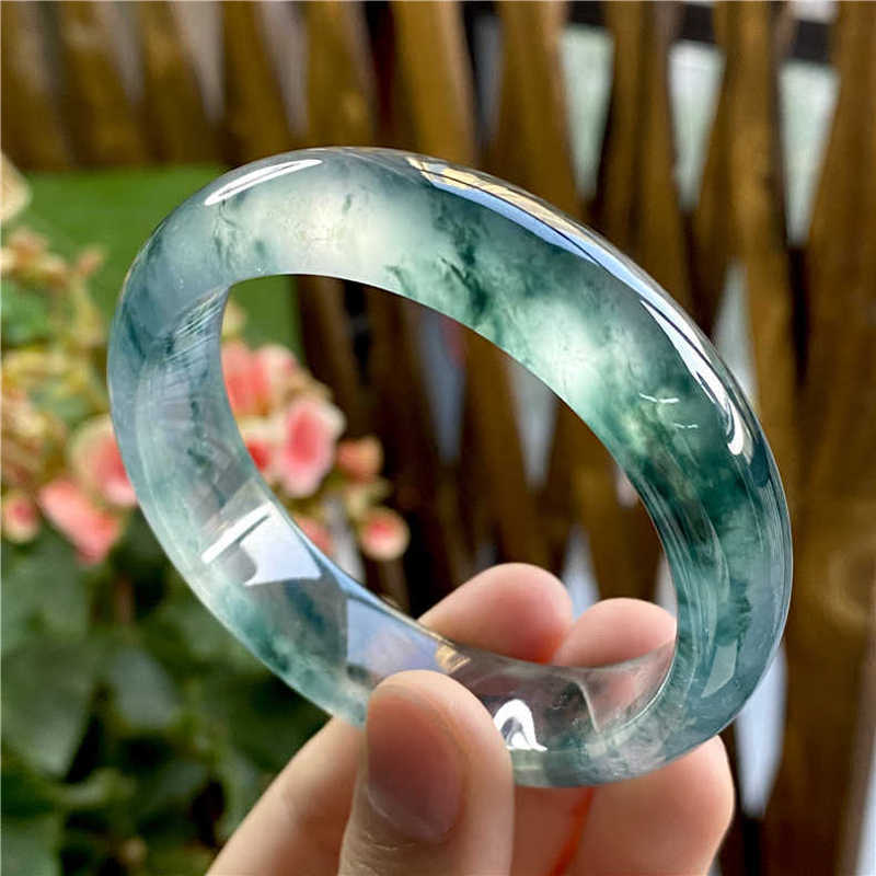 꽃무늬가 있는 얼음형 경옥, 버마 고광산, 일반적인 원 - Bracelets 리뷰 및 가격