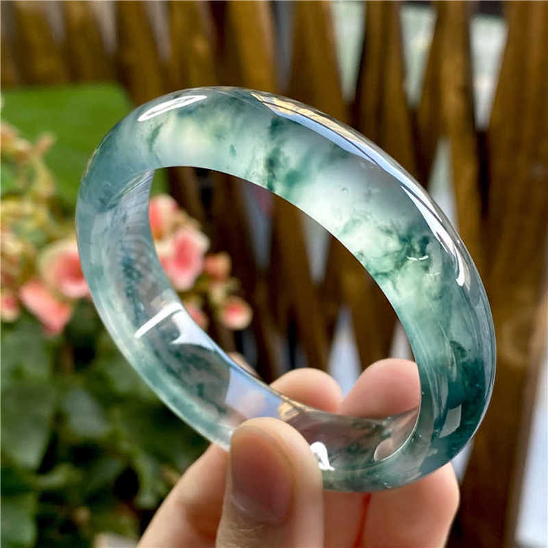 꽃무늬가 있는 얼음형 경옥, 버마 고광산, 일반적인 원 - Bracelets 리뷰 및 가격