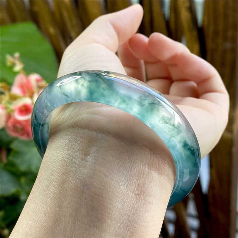 꽃무늬가 있는 얼음형 경옥, 버마 고광산, 일반적인 원 - Bracelets 리뷰 및 가격