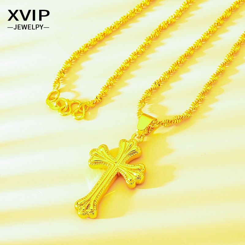 9999 24K 순금 클래식 남녀 공용 크로스 목걸이  - Cross Pendant Necklace Gold 리뷰 및 가격