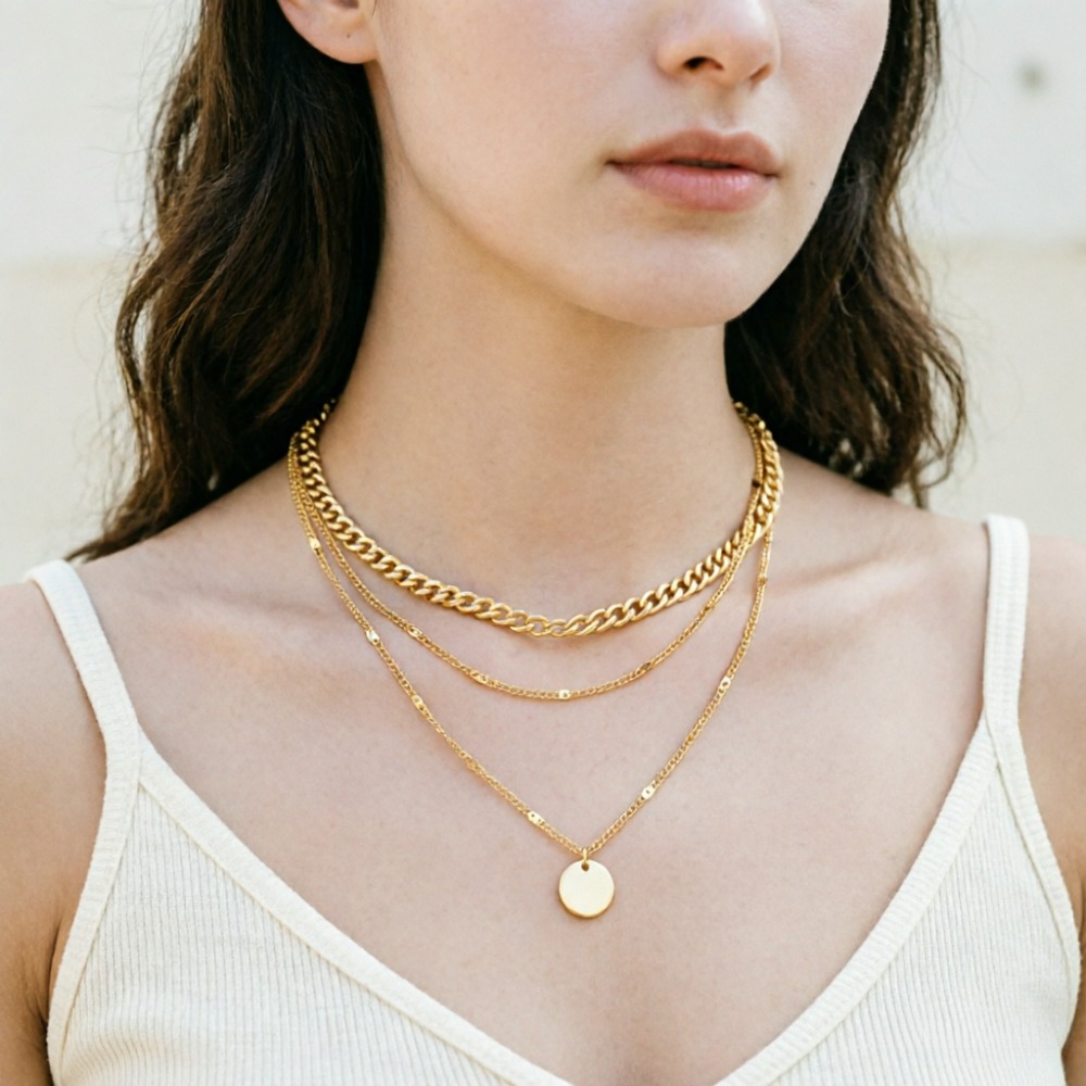 여성과 소녀들을 위한 미적 감각의 패션 레트로 빈티지  - Layered Pendant Necklace Aesthetic 리뷰 및 가격