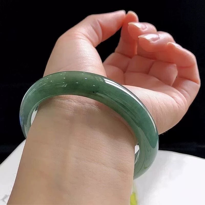 여성용, 꽃무늬가 있는 얼음형, 왁스 같은 오일 그린  - Bracelets 리뷰 및 가격