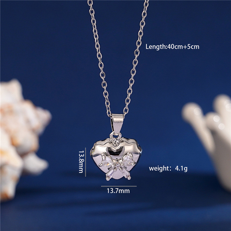 가벼운 럭셔리 로켓 윙 하트 펜던트 목걸이, 스테인레스 - Heart Locket Necklace Photo 리뷰 및 가격