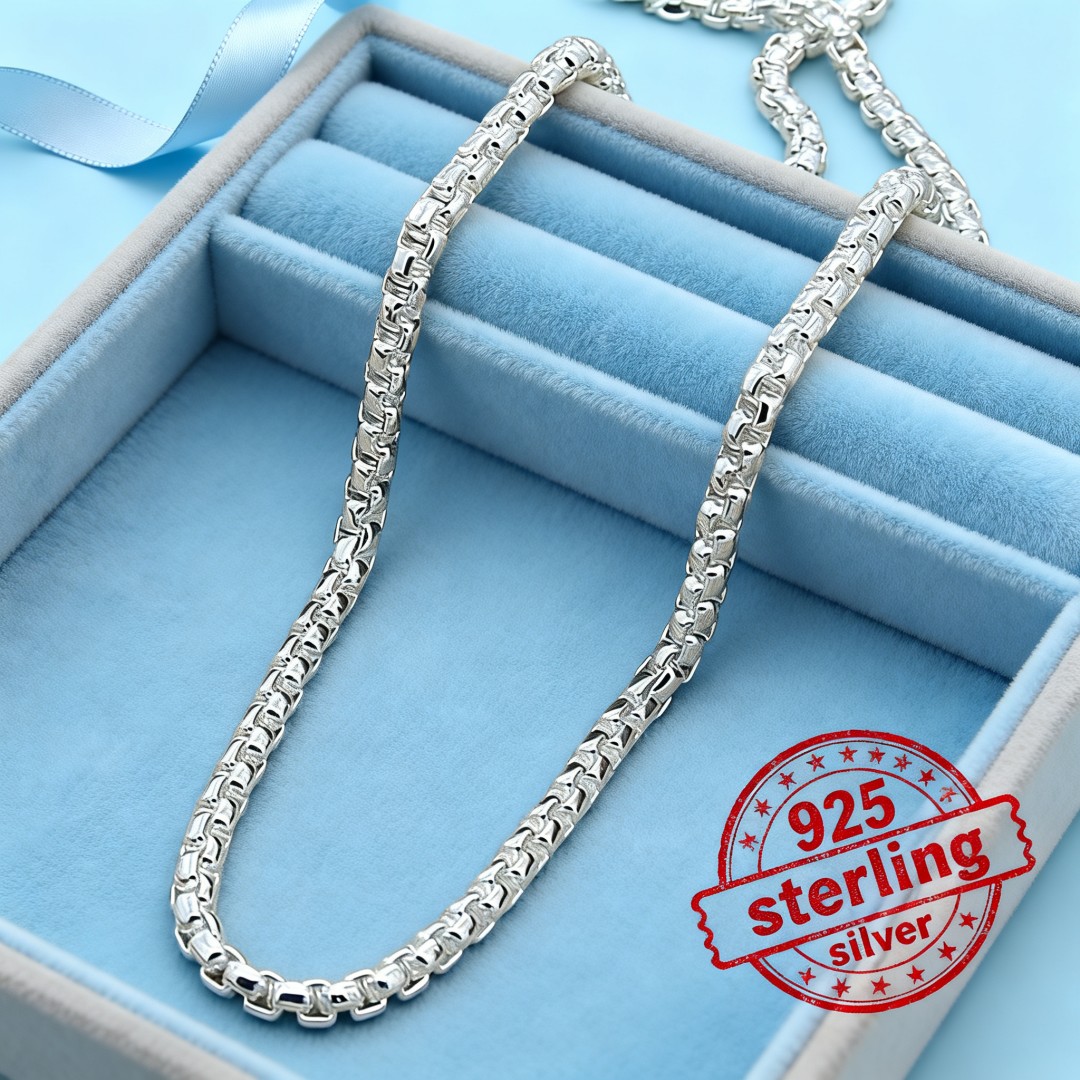도매 925 스털링 실버 라운드 박스 체인 18-24인 - Cuban Link Chain 12Mm 리뷰 및 가격