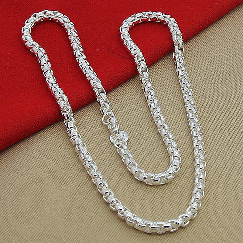 도매 925 스털링 실버 라운드 박스 체인 18-24인 - Cuban Link Chain 12Mm 리뷰 및 가격