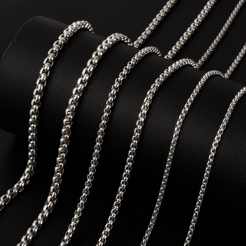 너비 2/2.5/3/4mm 여성을위한 실버 컬러 스테인 - Cuban Link Chain 12Mm 리뷰 및 가격