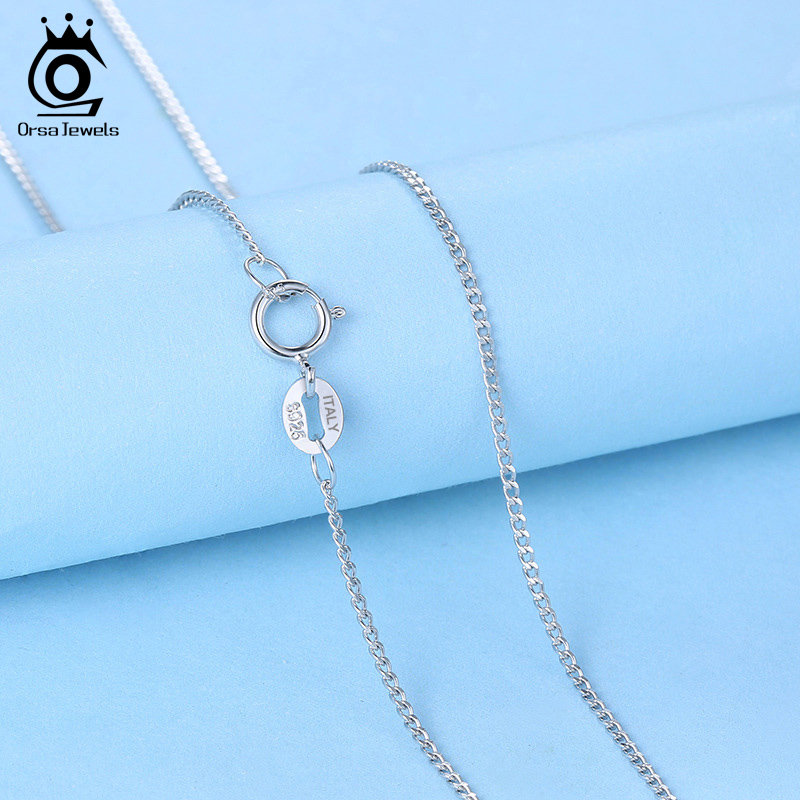 ORSA JEWELS 이탈리아어 925 스털링 실버 1 - 925 Sterling Silver Chain Necklace Men 리뷰 및 가격