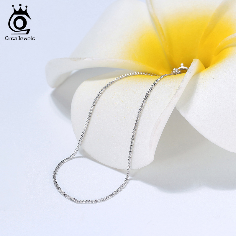 ORSA JEWELS 이탈리아어 925 스털링 실버 1 - 925 Sterling Silver Chain Necklace Men 리뷰 및 가격