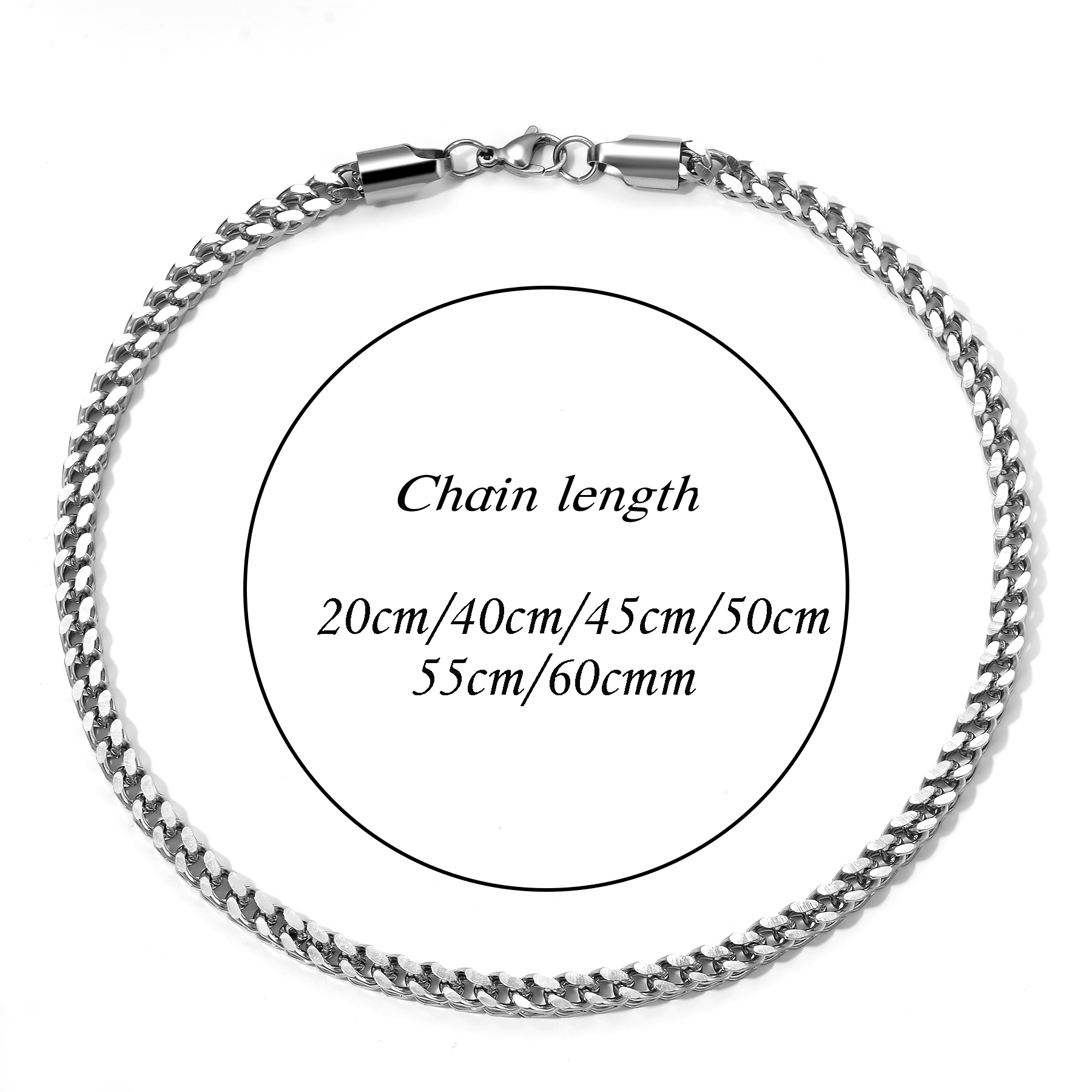 1Pc 크기 3mm-5mm 골드/실버 색상 316L 스 - Cuban Link Chain 12Mm 리뷰 및 가격