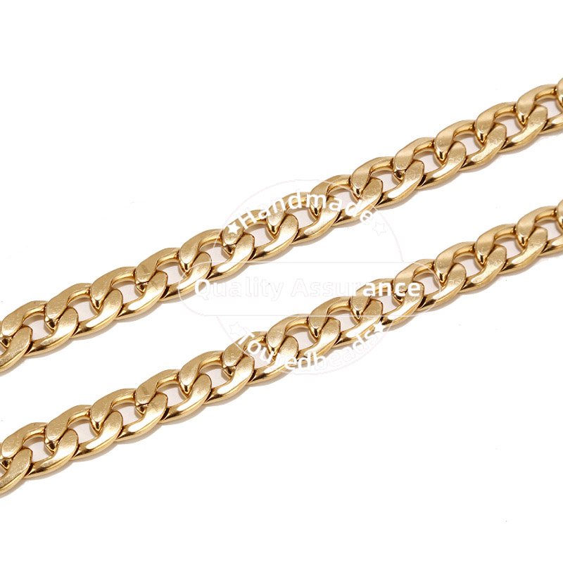 1m 골드 톤 12mm 너비 무거운 마이애미 쿠바 체인 - Cuban Link Chain 12Mm 리뷰 및 가격