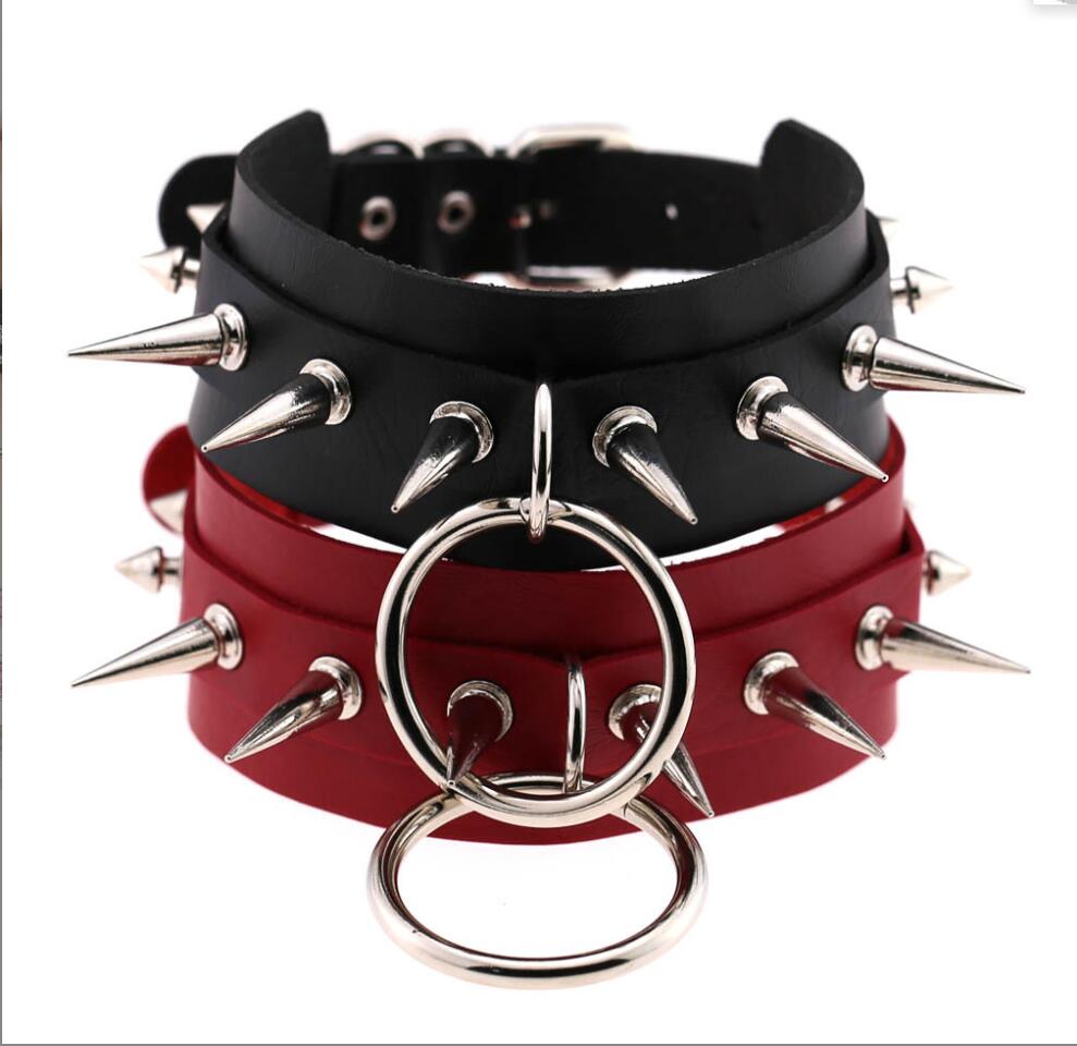 롱 스파이크 초커 펑크 칼라 여성 남성 리벳 스터드 초 - Goth Punk Spike Choker 리뷰 및 가격