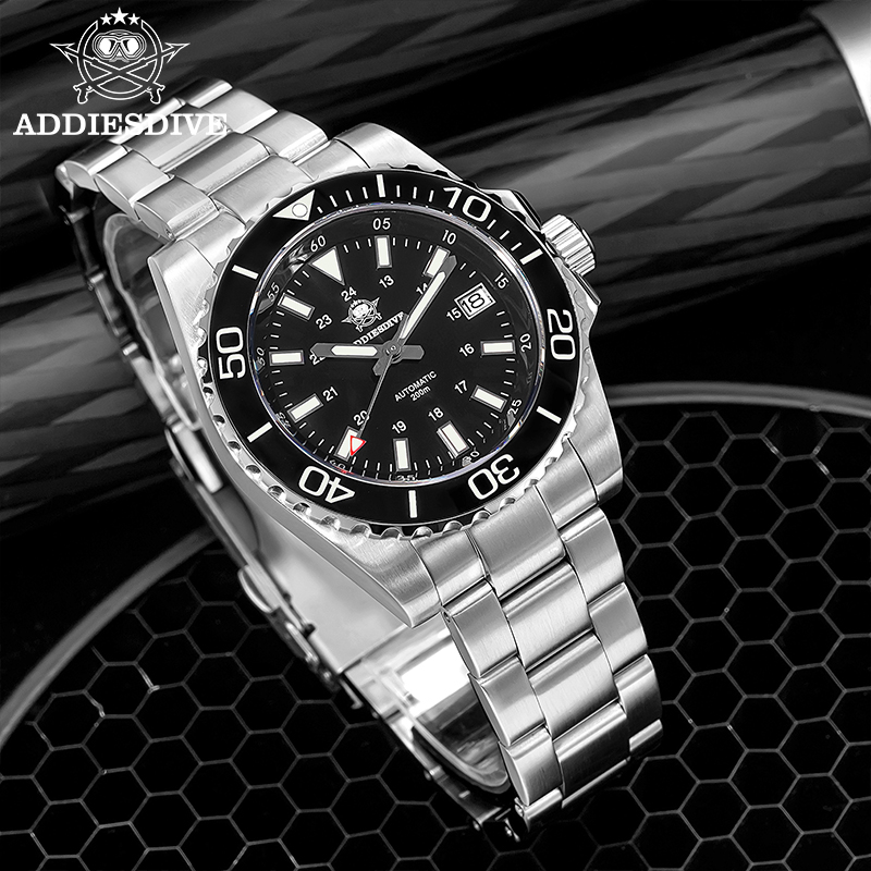 ADDIESDIVE 남자 시계 8215 기계식 사파이어 - Watch Accessories 리뷰 및 가격